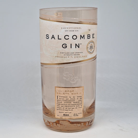 Salcombe Rose Gin Bottle Candle