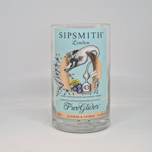 Sipsmith Freeglider Gin Bottle Candle