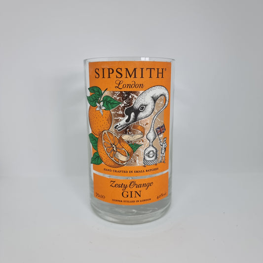 Sipsmith Zesty Orange Gin Bottle Candle