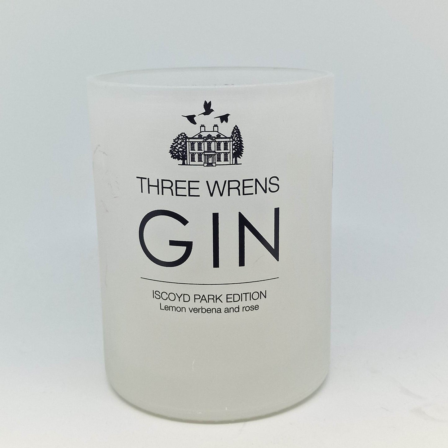 Three Wrens Gin Bottle Candle