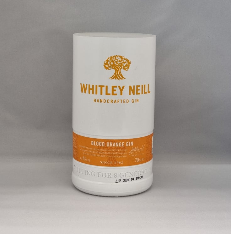 Whitley Neill Blood Orange Gin Bottle Candle